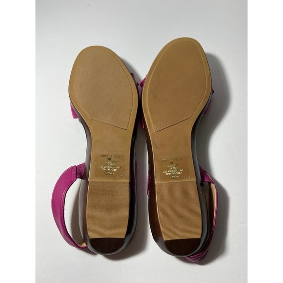 Clicks Women's Pink Sandals with Bow - Picture 7 of 8